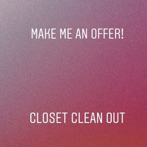 Close clean out make an offer